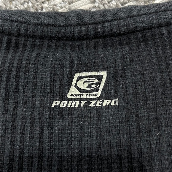 Point Zero | Men’s Black Ribbed Muscle Shirt - Picture 7 of 10